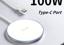 100W Wireless Charger For iPhone 14 13 12 11 Pro XS Max Mini X XR Induction Fast Wireless Charging Pad For Samsung Xiaomi Huawei