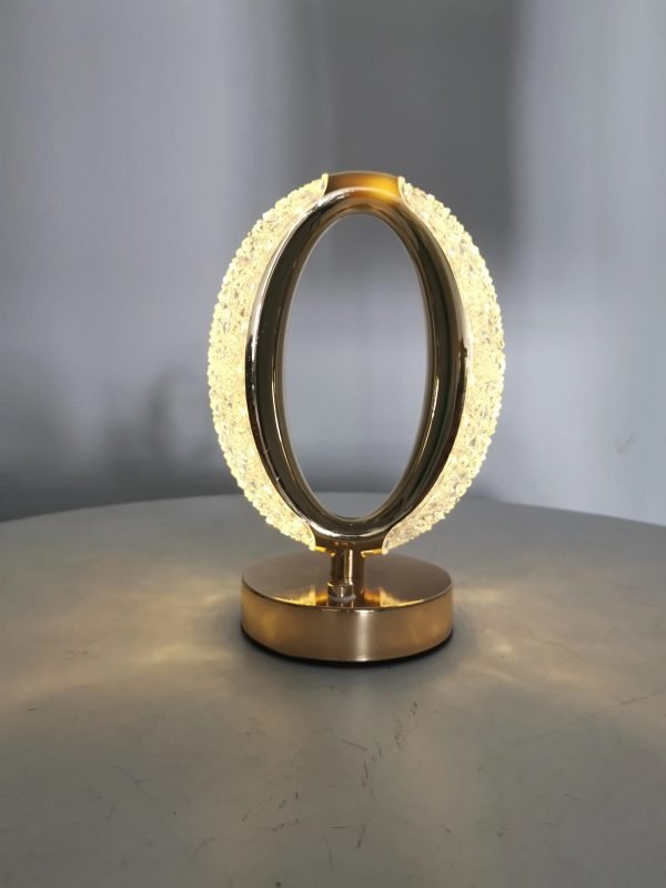 1pcs Morden Style Led Touch Modern Crystal Table Lamp For Bedroom Restaurant Bar  Bedside Night Light Rechargeable Table Lamp - Image 5