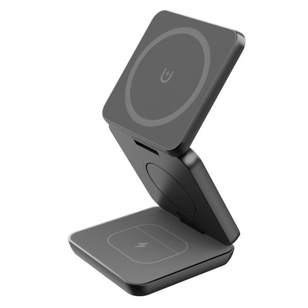 3 in 1 Magnetic Foldable Wireless Charger Stand for iPhone 15 14 13 12 Apple Watch 8 7 Airpods Pro Fast Charging Dock Station - Image 7