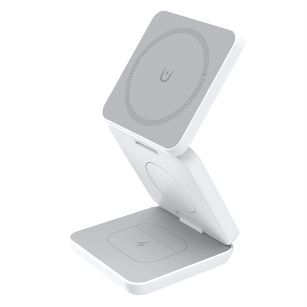 3 in 1 Magnetic Foldable Wireless Charger Stand for iPhone 15 14 13 12 Apple Watch 8 7 Airpods Pro Fast Charging Dock Station - Image 8