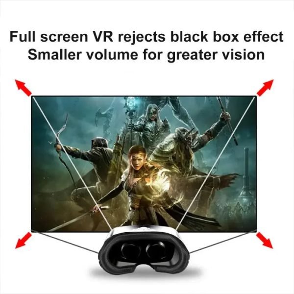 3D VR Headset Virtual Reality Smart Glasses Helmet For Smartphones Mobile Cell Phone With Controllers Lenses Goggles Binoculars - Image 4
