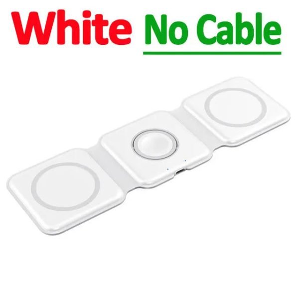 50W 3 in 1 Magnetic Wireless Charger Pad for iPhone 15 14 13 12 11 Apple Watch 8 7 6 AirPods Fast Wireless Charging Dock Station - Image 7