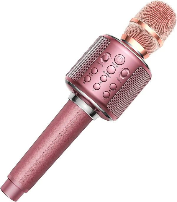 Bluetooth Microphone  Karaoke Portable  Home Wireless Singing Machine with Duet Sing/Record/Play/Reverb for Adult/Kid Gift