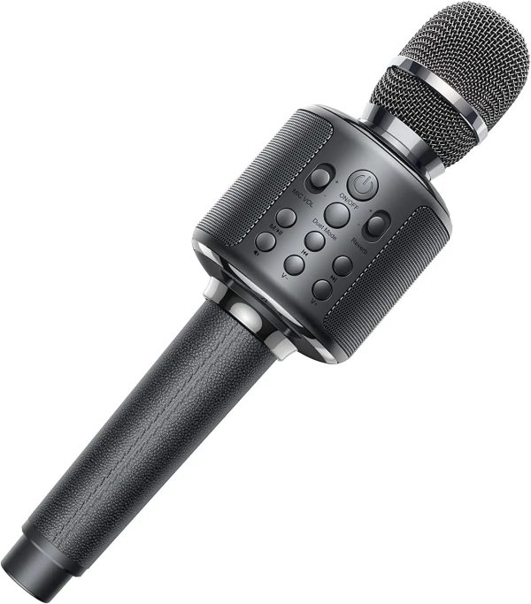 Bluetooth Microphone  Karaoke Portable  Home Wireless Singing Machine with Duet Sing/Record/Play/Reverb for Adult/Kid Gift - Image 7