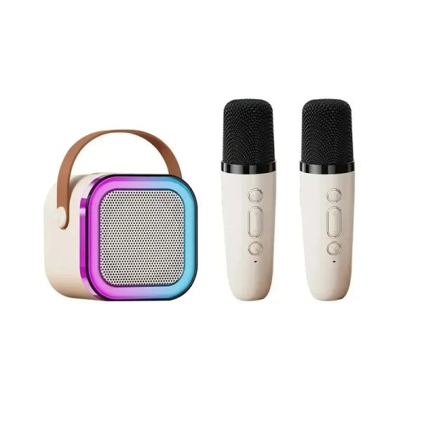 Bluetooth Wireless Portable Speaker Multi-function Karaoke with 1-2 Microphone Music Player Karaoke Machine For Kids Adults Home - Image 8