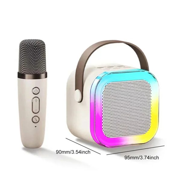 Bluetooth Wireless Portable Speaker Multi-function Karaoke with 1-2 Microphone Music Player Karaoke Machine For Kids Adults Home - Image 5