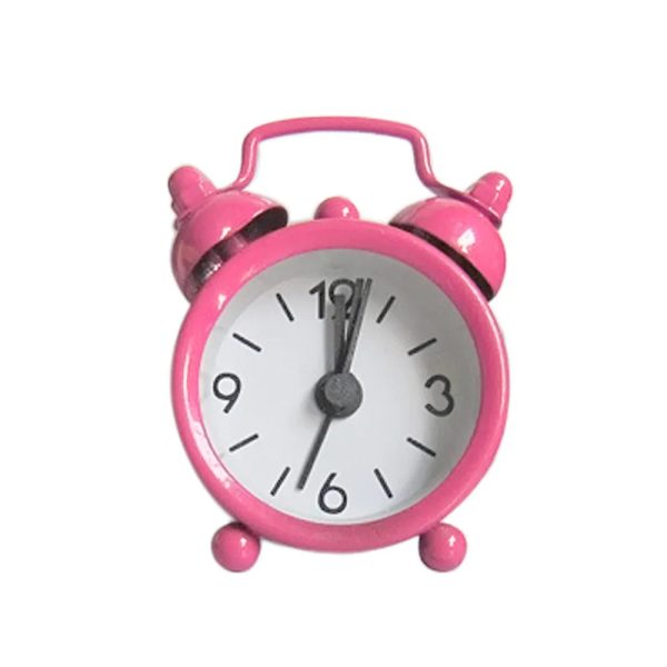 Creative Cute Mini Metal Small Alarm Clock Electronic Small Alarm Clock 6.3x2x4.3cm - Image 5