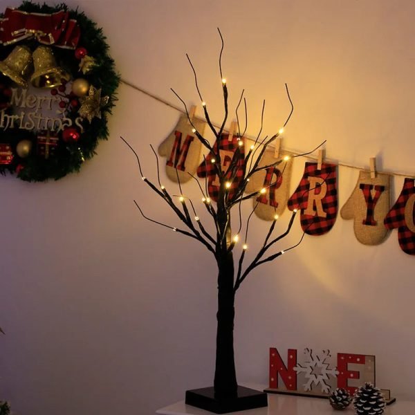 Creative Led Tree Table Lamp Full of Stars 36/108 LEDs Touch Switch Fairy Night Lamp Gift Christmas for Kids Home Bedroom Light - Image 12