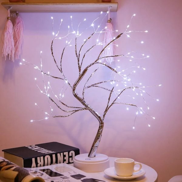 Creative Led Tree Table Lamp Full of Stars 36/108 LEDs Touch Switch Fairy Night Lamp Gift Christmas for Kids Home Bedroom Light - Image 10