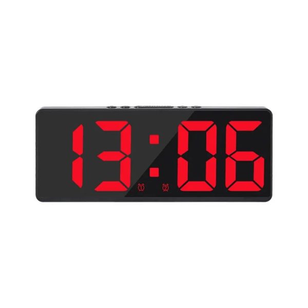 Creative Number Clock Color Nightlight Temperature Calendar Alarm Clock LED Large Number Electronic Clock Backlight Home Decor - Image 10