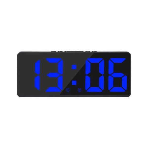 Creative Number Clock Color Nightlight Temperature Calendar Alarm Clock LED Large Number Electronic Clock Backlight Home Decor - Image 8