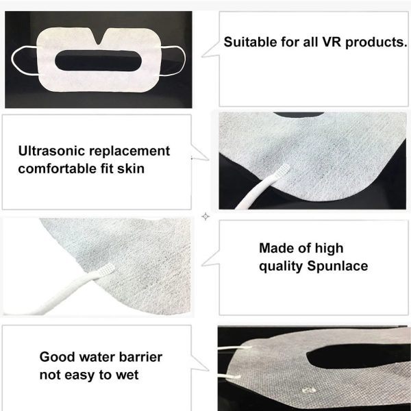 For PSVR2 VR Eye Mask Cover Hygiene Disposable Eye Mask Sweat Breathable Face Protection For Oculus Quest 2 Pico 4 PS VR2 HTC - Image 4