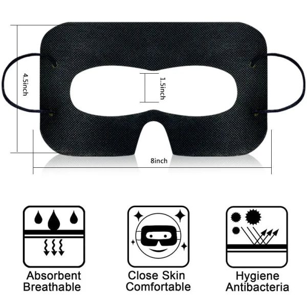 For PSVR2 VR Eye Mask Cover Hygiene Disposable Eye Mask Sweat Breathable Face Protection For Oculus Quest 2 Pico 4 PS VR2 HTC - Image 5