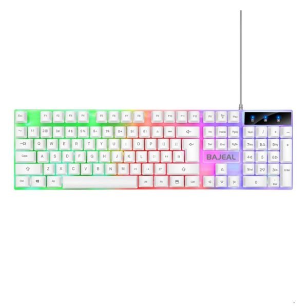 Gaming Keyboard 98 Keys Mechanical Keyboard 1.5m Cable Wired USB Keyboard Seven Color Lights for Computer Laptop for PC Gamer - Image 7