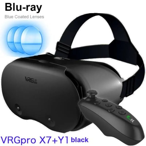 Google Cardboard Helmet For Smartphones Phone Lenses 3d Glasses Vrgpro X7 Vr Reality Glasses Helmet Wireless Rocker - Image 7