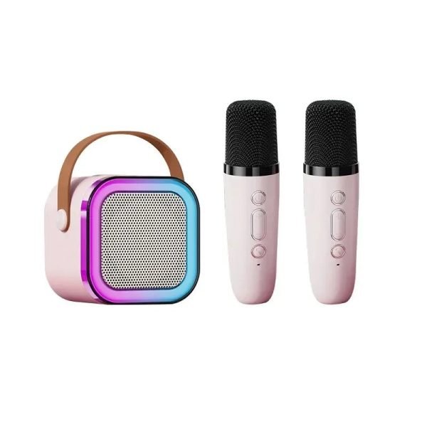 K12 Dual Microphone Karaoke Bluetooth Speaker RGB Light Two 5W Speakers Sound Subwoofer Boombox Support Multiple Input Modes - Image 10
