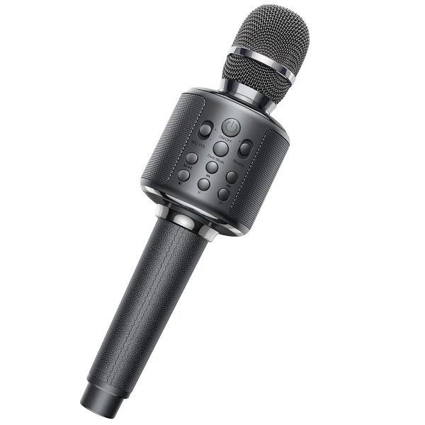 Karaoke Microphone Bluetooth Wireless Mic Portable Singing Machine with Duet Sing/Record/Play/Reverb Adult/Kid Gift for Home KTV - Image 10