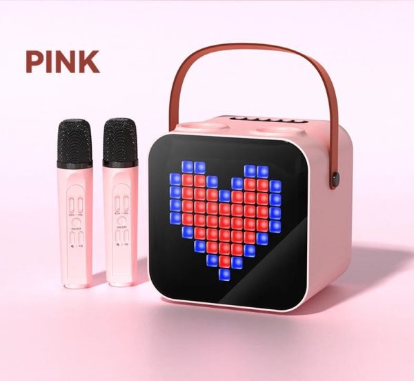 Luxury Family KTV Audio Set Dual Wireless Microphone Integrated Singing Machine Outdoor Portable Karaoke Bluetooth Speaker Box - Image 9