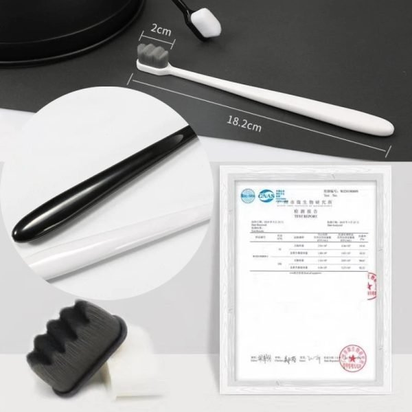 Micro Nano Manual Toothbrush Extra Soft Bristles Toothbrushes With 10,000 Bristles Dental Oral Care Teeth Brush Deep Cleaning - Image 3