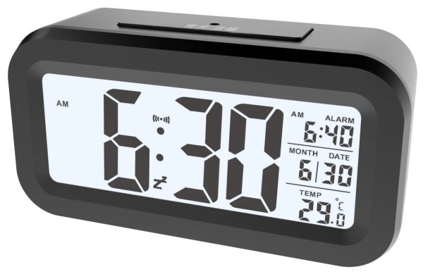 Mini Music Digital Alarm Clock Backlight Snooze Mute Calendar Desktop Alaways On Table Clocks Temperature Electronic LED Clocks - Image 8