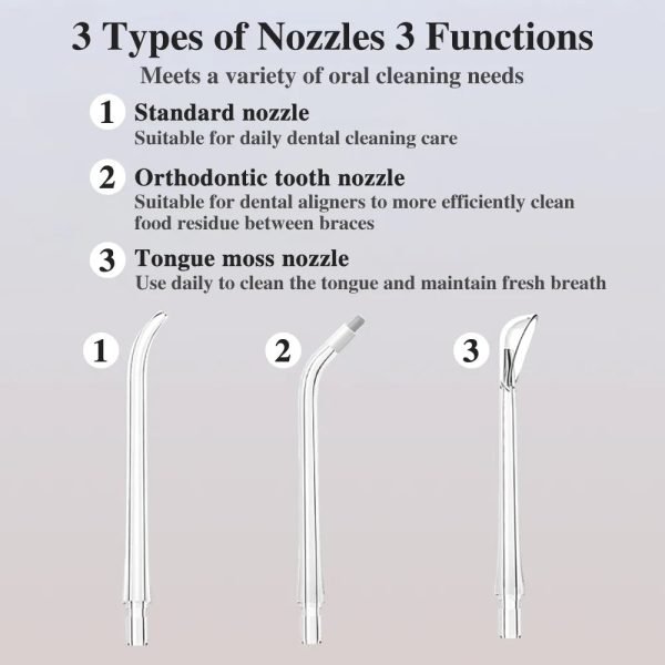 Portable Dental Floss Oral Irrigator Travel Retractable Water Flosser Pick for Cleaning Teeth Mouth Washing Machine Jet Device - Image 2