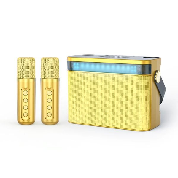 Portable Family Karaoke Machine Bluetooth 5.0 Speaker Wireless Microphone Singing Equipment Stereo Bass Subwoofer Karaoke - Image 7