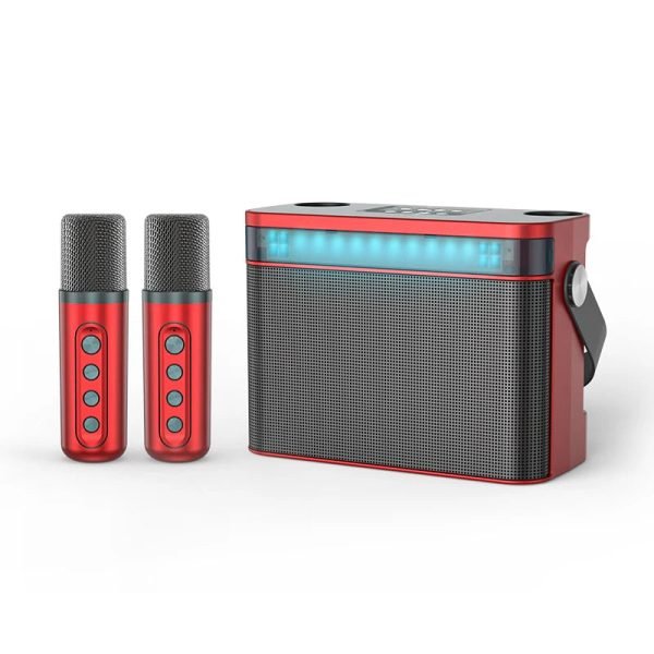 Portable Family Karaoke Machine Bluetooth 5.0 Speaker Wireless Microphone Singing Equipment Stereo Bass Subwoofer Karaoke - Image 8