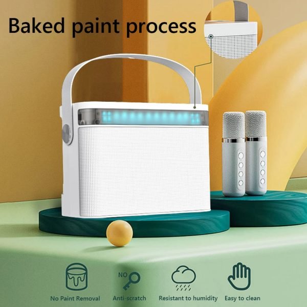 Portable Family Karaoke Machine Bluetooth 5.0 Speaker Wireless Microphone Singing Equipment Stereo Bass Subwoofer Karaoke - Image 4