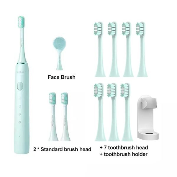 SOOCAS Sonic Electric Toothbrush X3U Pink Toothbrush Adult Waterproof Ultrasonic Automatic USB Rechargeable Tooth Brush Green - Image 9