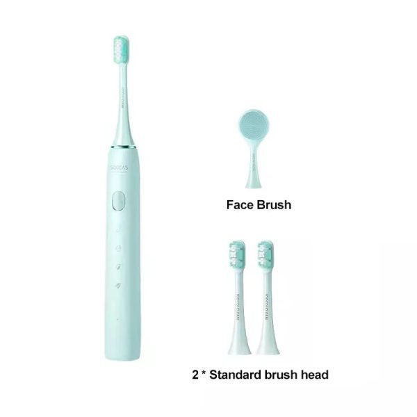 SOOCAS Sonic Electric Toothbrush X3U Pink Toothbrush Adult Waterproof Ultrasonic Automatic USB Rechargeable Tooth Brush Green - Image 7