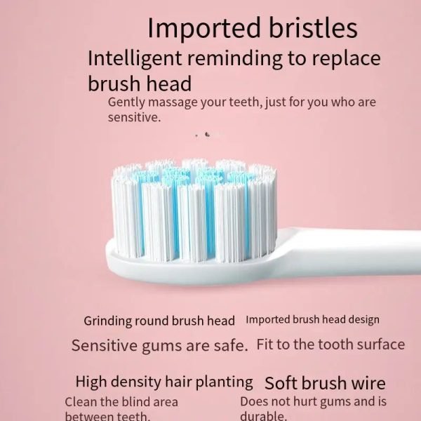 Sonic Electric Toothbrush Adult Timer Teeth Whitening Brush 6 Mode USB Rechargeable Tooth Brushes Replacement Heads Toothbrushes - Image 6