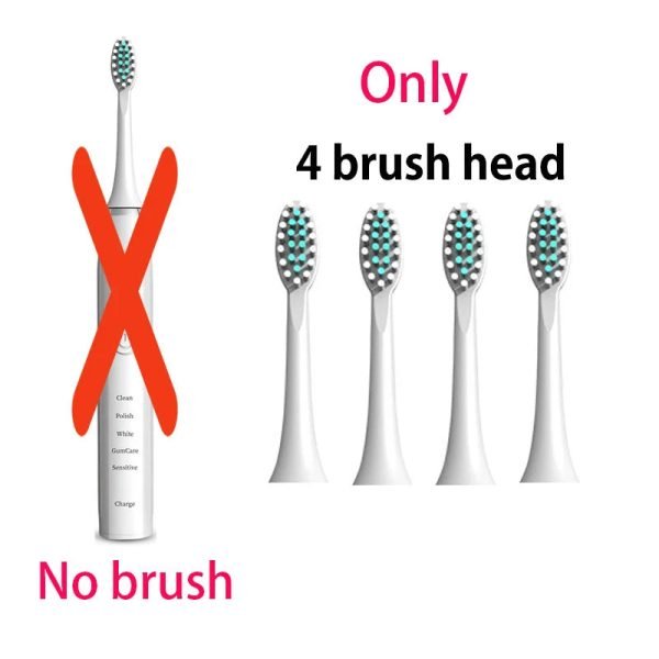 Sonic Electric Toothbrush Timer Brush 5 Mode USB Charger Rechargeable Deep Clean Tooth Brushes Replacement Heads Set For Adults - Image 23