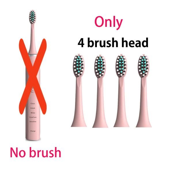 Sonic Electric Toothbrush Timer Brush 5 Mode USB Charger Rechargeable Deep Clean Tooth Brushes Replacement Heads Set For Adults - Image 12