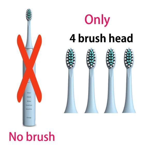 Sonic Electric Toothbrush Timer Brush 5 Mode USB Charger Rechargeable Deep Clean Tooth Brushes Replacement Heads Set For Adults - Image 13