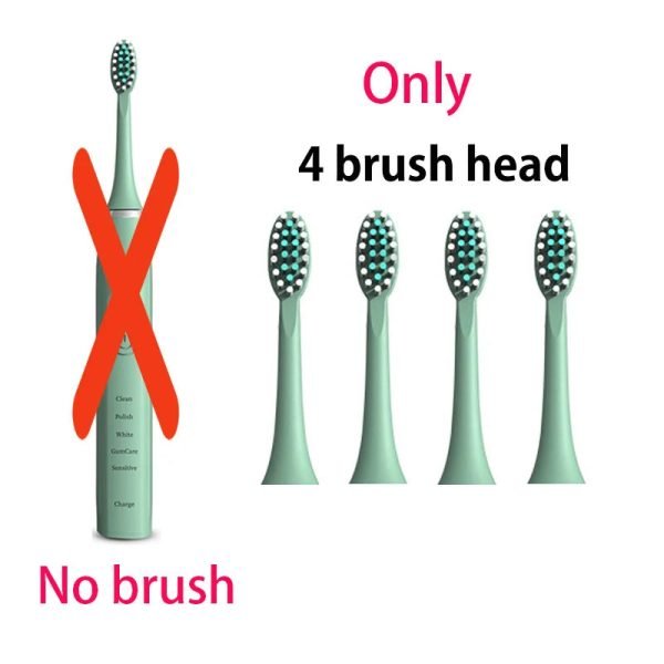 Sonic Electric Toothbrush Timer Brush 5 Mode USB Charger Rechargeable Deep Clean Tooth Brushes Replacement Heads Set For Adults - Image 7