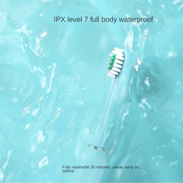 Sonic Electric Toothbrush for Adults Kid 6 Mode Smart Timer Whitening Tooth Brushes IPX7 Waterproof USB Charger Replaceable Head - Image 14