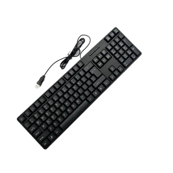 Spanish French  Russian Arabic Letter keycaps Keyboard Gaming Keyboard Usb Wired 104 Keys  For Computer - Image 4