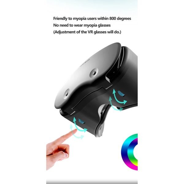 VRG Pro X7 VR Headset VR Goggles Headset With Adjustable High-Definition Lens 3D Experience For 5-7 Inches Smart Phones - Image 5