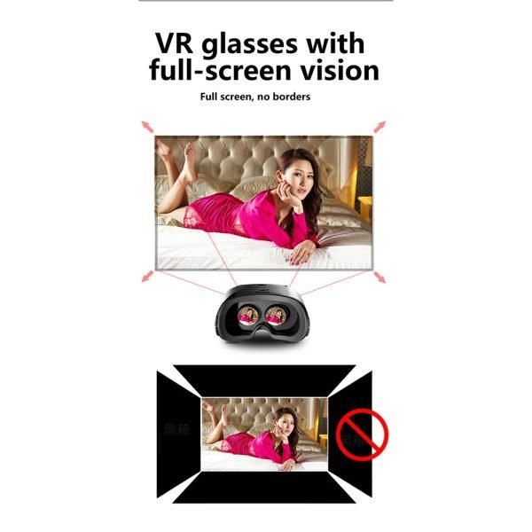 VRG Pro X7 VR Headset VR Goggles Headset With Adjustable High-Definition Lens 3D Experience For 5-7 Inches Smart Phones - Image 4