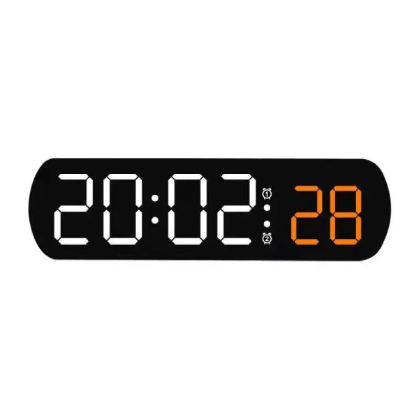 Voice Control Digital Alarm Clock TEMP Date Timer Coutdown Night Mode Type-C USB 12/24H Anti-disturb Funtion 2 Alarms LED Clock - Image 11