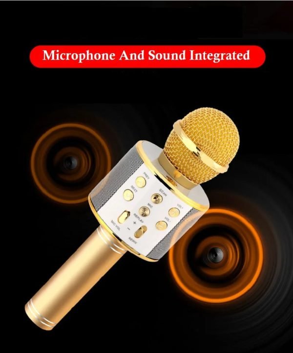 Wireless Mic Handheld Microphone KTV USB Player Professional Speaker Portable Karaoke Christmas Recording Home Party Microphone - Image 4